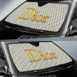 Dior Symbol Car Sun Shade Fashion Car Accessories Custom For Fans AA22122601