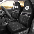 Prada Symbol Car Seat Covers Fashion Car Accessories Custom For Fans AA23010502