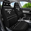 Prada Symbol Car Seat Covers Fashion Car Accessories Custom For Fans AA23010501