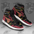 Crimson Lion JD Sneakers Black Clover Custom Anime Shoes