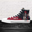 Fairy Tail Erza Scarlet High Top Shoes Custom Anime Sneakers