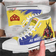 BNHA All Might High Top Shoes Custom Anime Shoes