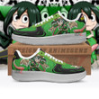 BNHA Asui Tsuyu Air Sneakers Custom Anime Shoes