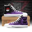 Pokemon Gengar High Top Shoes Custom Anime Sneakers