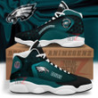 Philadelphia Eagles Air Jordan 13 Sneakers NFL Custom Sport Shoes