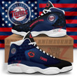 Minnesota Twins Air Jordan 13 Sneakers MLB Custom Sports Shoes