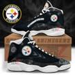 Pittsburgh Steelers Air Jordan Sneakers 13 NFL Custom Sport Shoes