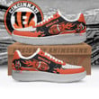 Cincinnati Bengals Air Sneakers NFL Custom Sports Shoes