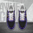 Baltimore Ravens Air Sneakers Mascot Thunder Style Custom NFL Sport Shoes