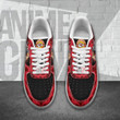 Kansas City Chiefs Air Sneakers Mascot Thunder Style Custom NFL Sport Shoes