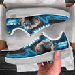 Los Angeles Chargers Air Sneakers Mascot Thunder Style Custom NFL Sport Shoes