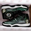 Green Bay Packers Air Jordan 11 Sneakers NFL Custom Sport Shoes