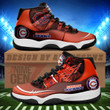 Chicago Bears Air Jordan 11 Sneakers NFL Custom Sport Shoes