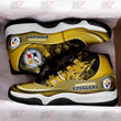 Pittsburgh Steelers Air Jordan 11 Sneakers NFL Custom Sport Shoes