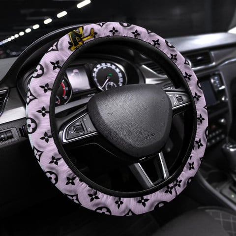 lv print steering wheel cover