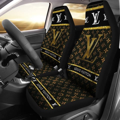 Louis Vuitton LV Symbol Car Seat Covers Fashion Car Accessories