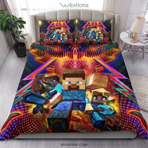 Power Minecraft Bedding Set -duvet cover and pillowcase set - Unique Design Amazing Gift