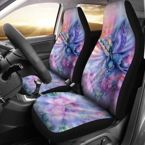 2pcs Butterfly Car Seat Cover
