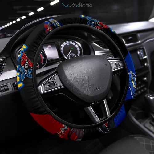 Pokemon Anime Steering Wheel Cover | X And Y Pokemon Blue And Red Steering Wheel Cover