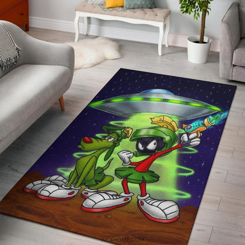 Marvin The Martian Area Rugs Looney Tunes Cartoon Rugs Home Decor H0823