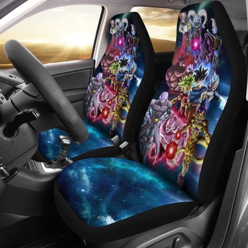 Dragon Ball Anime Car Seat Covers | DB Powerful Main Characters Seat Covers