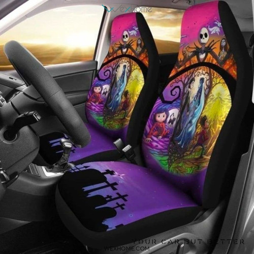 Nightmare Before Christmas Car Seat Covers 2  Accessories Car 2021