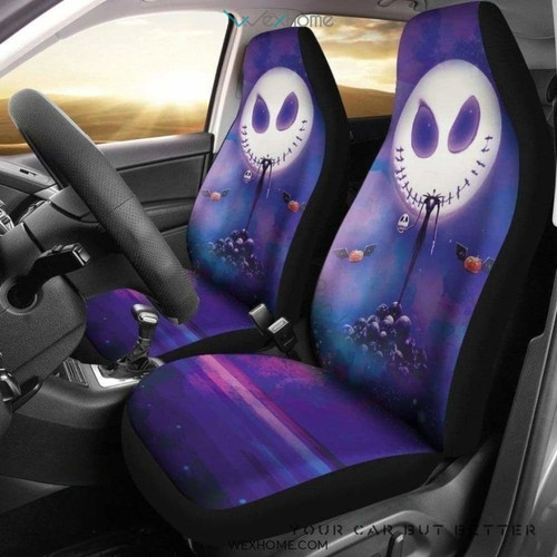 Nightmare Before Christmas Car Seat Covers Jack Face 2  Accessories Car 2021