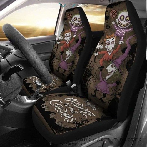 Nightmare Before Christmas Car Seat Covers 6 130302 Accessories Car 2021