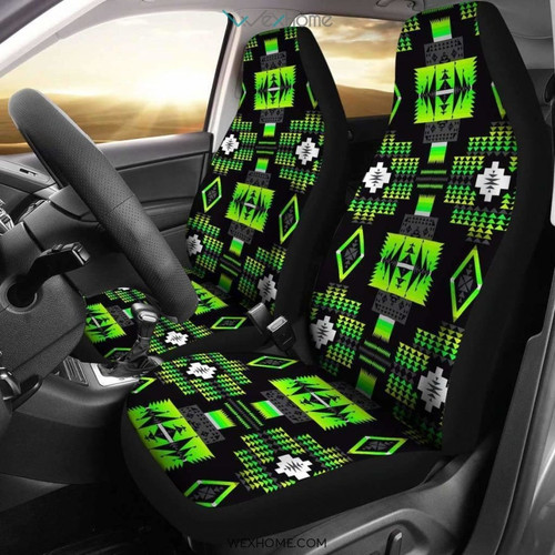 Seven Tribes Grassy Fields Car Seat Covers Amazing Gift T041120