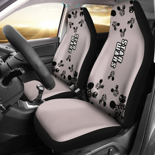 Mickey Cartoon Car Seat Covers | Mickey Star Wars Patterns Seat Covers