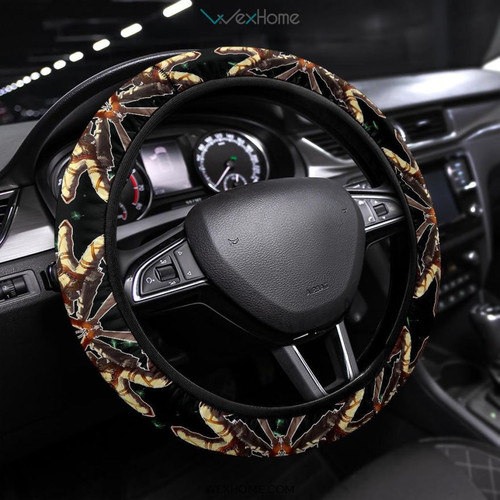 Attack On Titan Anime Steering Wheel Cover | AOT Mikasa Dandelion Steering Wheel Cover