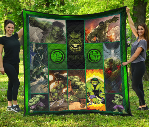 Angry Hulk The Incredible Hulk Premium Quilt Blanket Movie Home Decor Custom For Fans NT042204