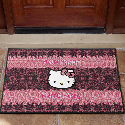 Hello Kitty Door Mat Cartoon Home Decor Custom For Fans AA22090602