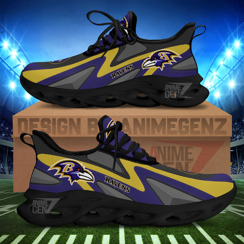 Baltimore Ravens Clunky Sneakers NFL Custom Sport Shoes