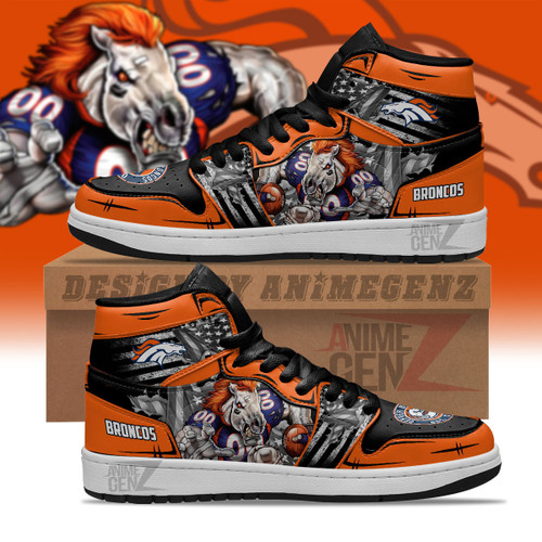Denver Broncos JD Sneakers NFL Custom Sports Shoes