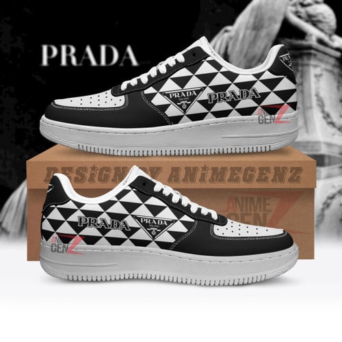 Prada Air Force Sneakers Custom Fashion Brand Shoes