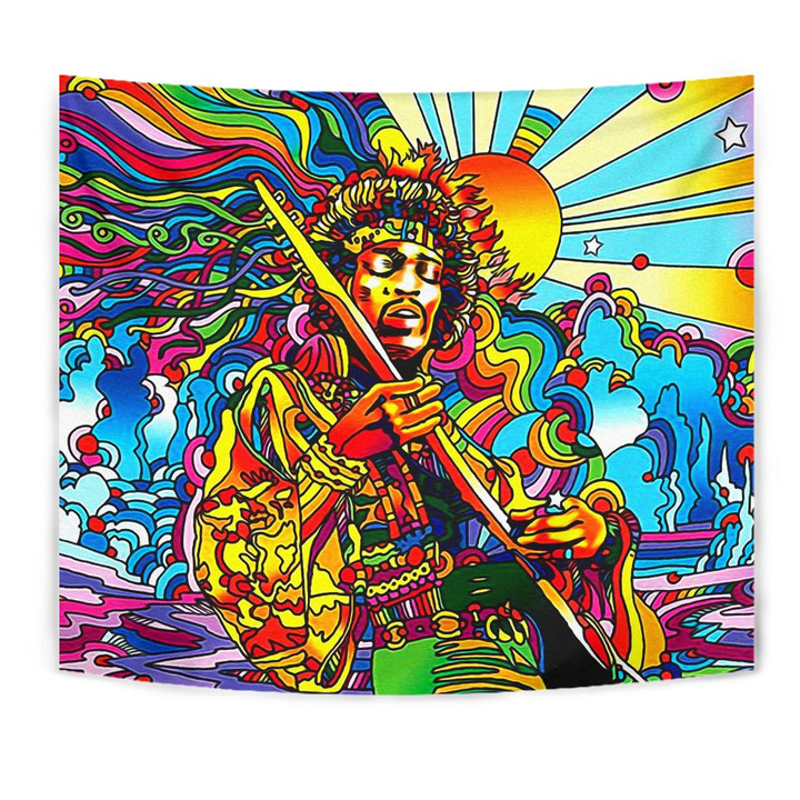 Jimi Hendrix Tapestry Hippie Style Gift Idea For Fan H0917
