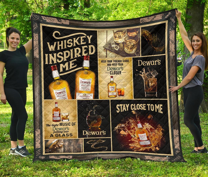 Dewar's Quilt Blanket Whiskey Inspire Me Gift Idea