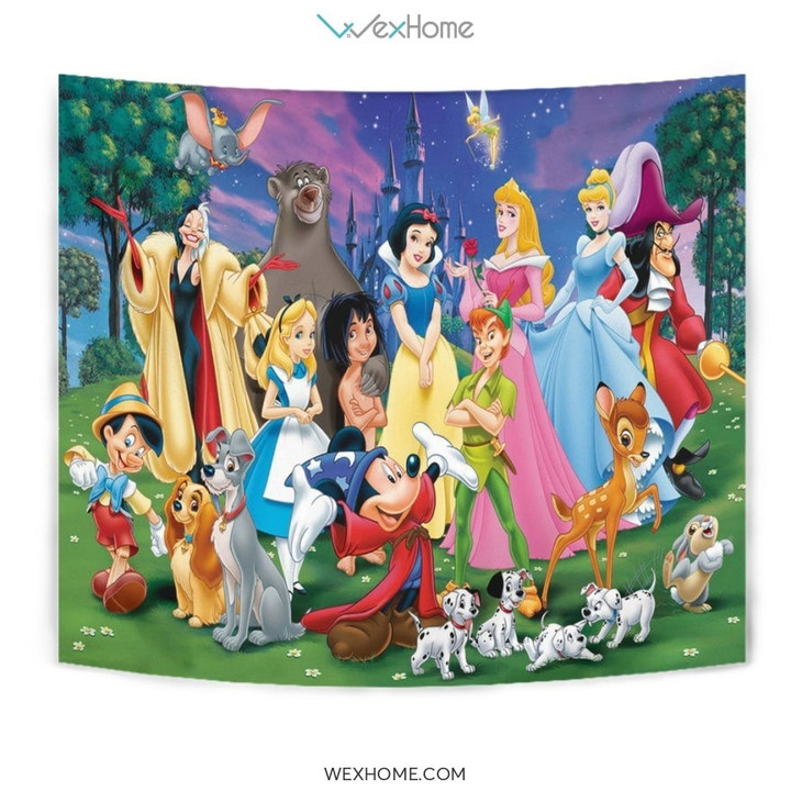 Mickey n Friends  Tapestry