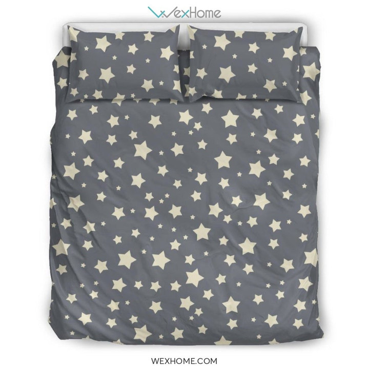 Star Pattern Print Duvet Cover Bedding Set
