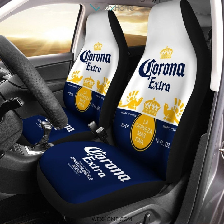 Love Corona Beer Car Seat Covers