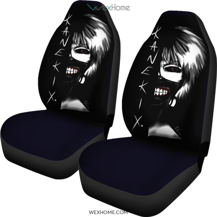 Ken Kaneki Tokyo Ghoul Anime Drawing Car Seat Covers