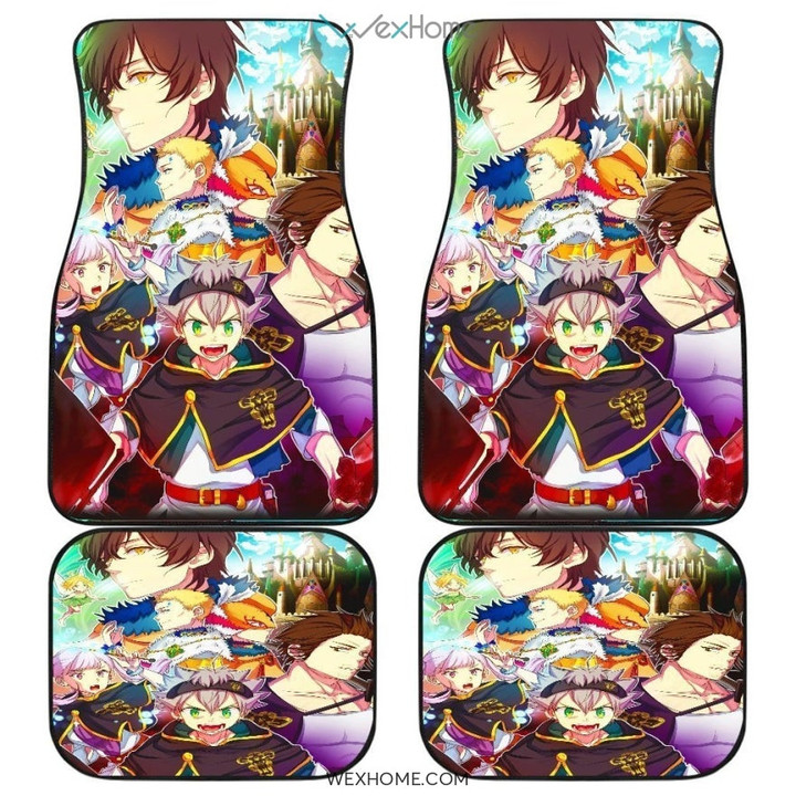 Characters of Black Clover Anime Car Floor Mats