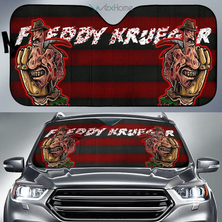 Horror Movie Car Sunshade | Freddy Krueger Creepy Hand Car Sun Shade