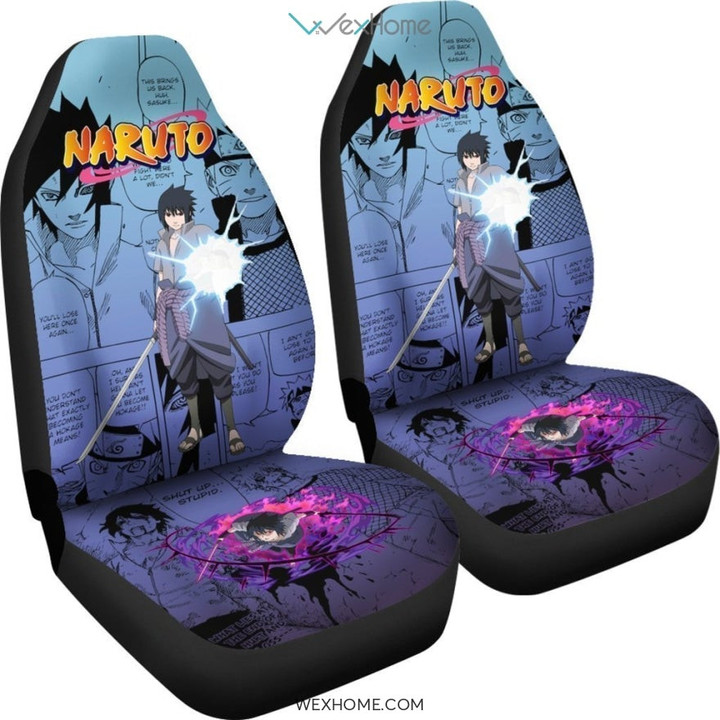 Sasuke Naruto Car Seat Covers Gift For Special Fan Anime