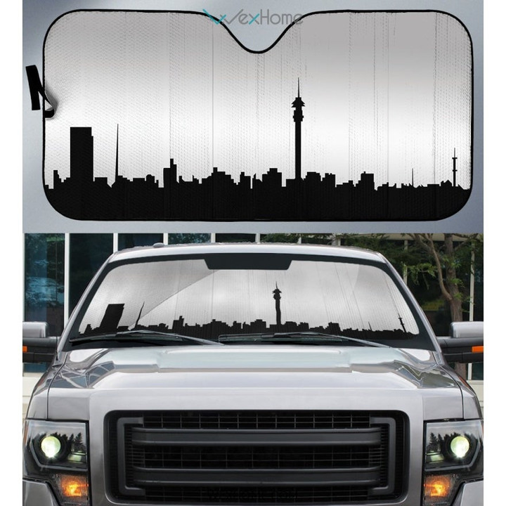 Johannesburg City Skylines Car Sunshade