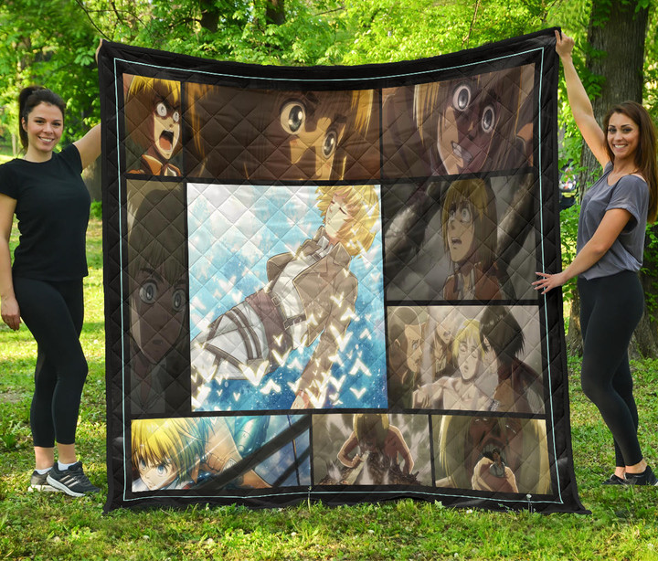 Armin Arlert Attack On Titan Premium Quilt Blanket Anime Home Decor Custom For Fans NA032102