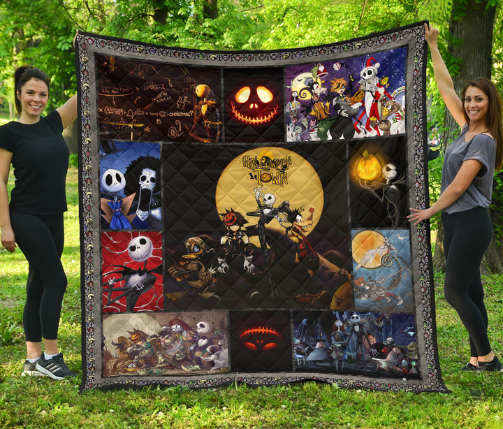 Characters In The Nightmare Before Christmas Premium Quilt Blanket Cartoon Home Decor Custom For Fans NT032502