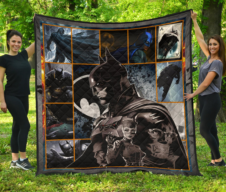 The Bat Man Premium Quilt Blanket Movie Home Decor Custom For Fans NT022203