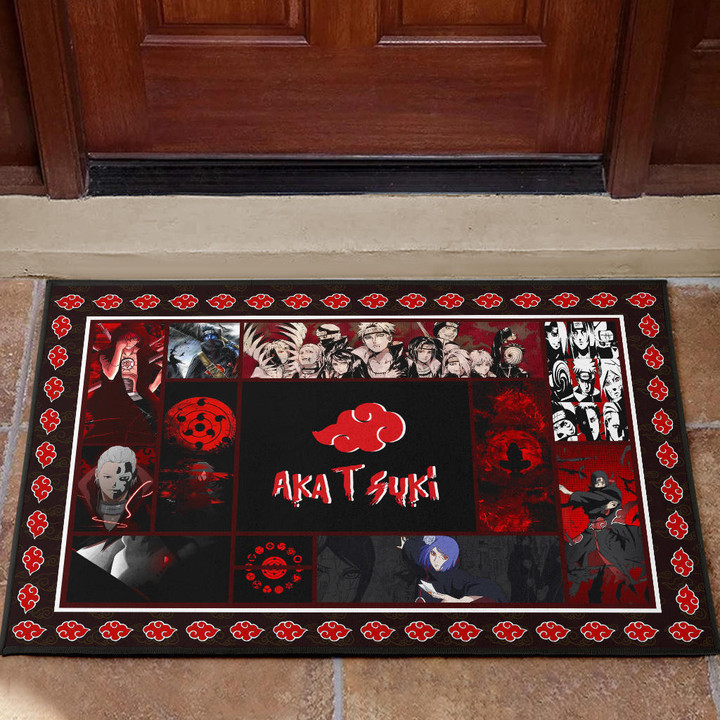 Akatsuki Members Naruto Door Mat Anime Home Decor Custom For Fans NA030103